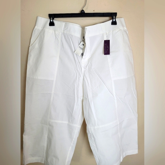 LB Elastic Waist Capris - Picture 2 of 7